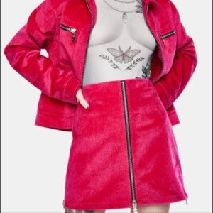 The Ragged Priest HOAX FUZZY MINI SKIRT